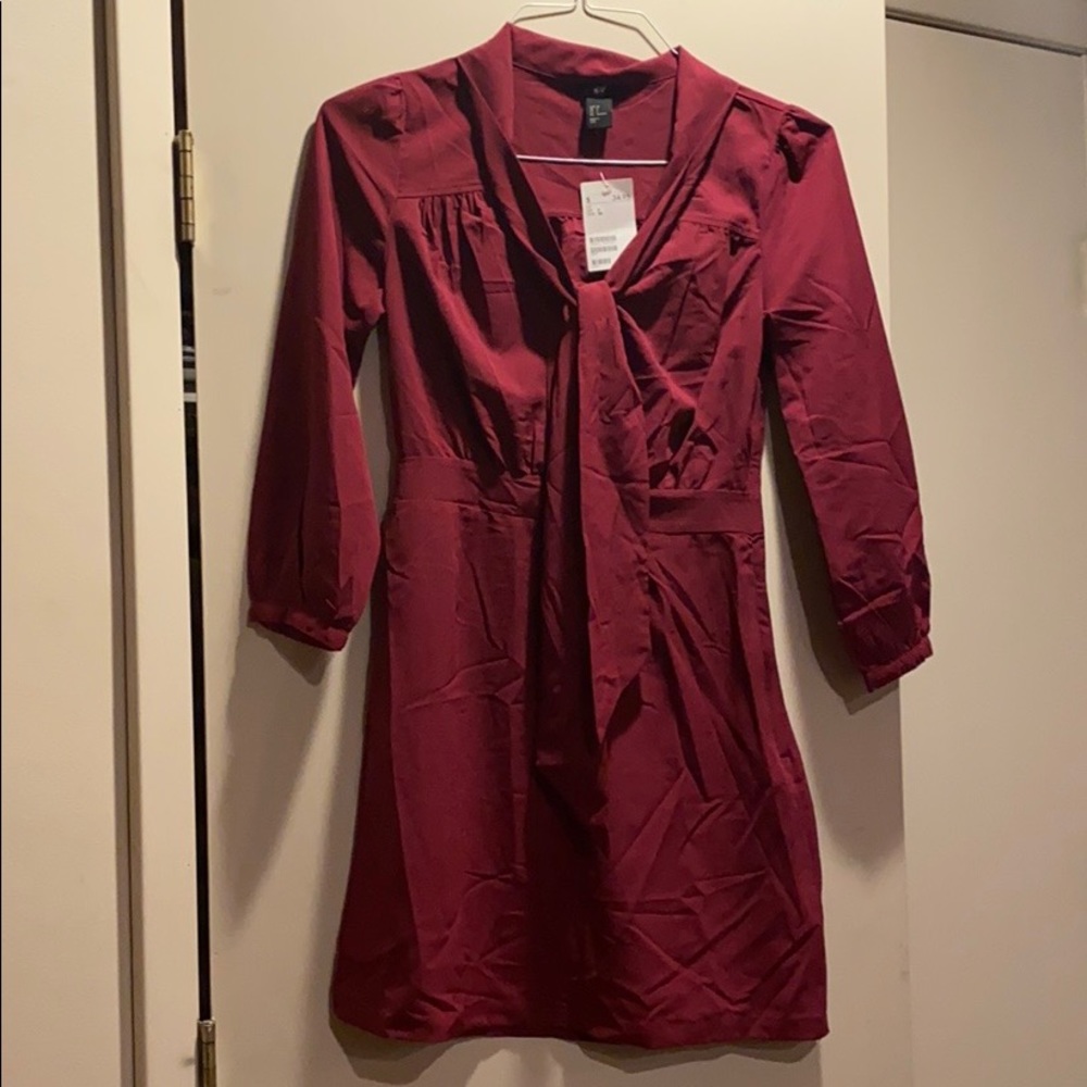 NWT - H&M Long Sleeved Dress with Tye